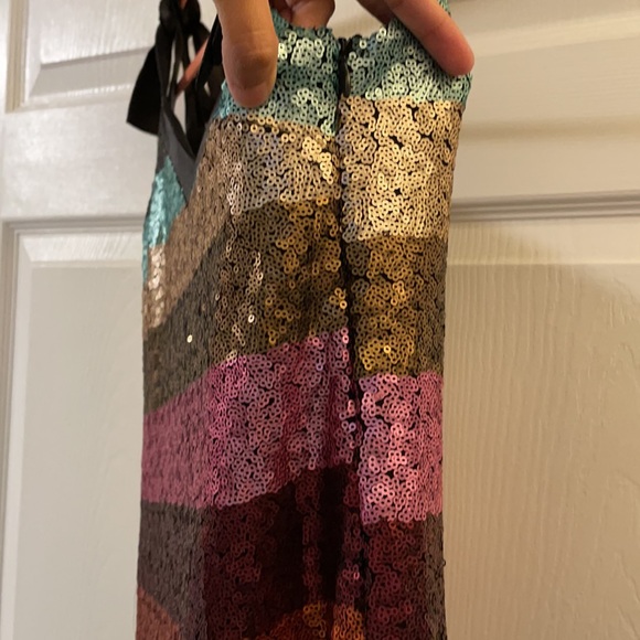 Multi colored sequin party dress - Picture 5 of 5